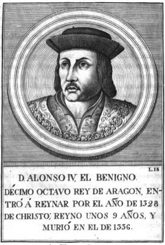 Retrato de Alfonso IV